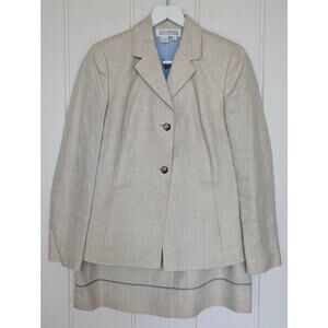 Vintage‎ Saks Linen Skirt Suit Set